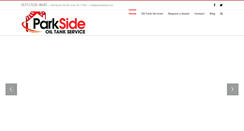 Desktop Screenshot of parksideoiltankservice.com